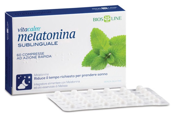BIOS LINE VITACALM MELATONINA SUBLINGUALE 60 COMPRESSE 1 MG - farmacialombardia.it