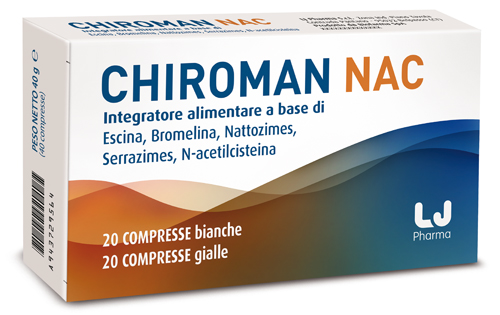 CHIROMAN NAC 20 COMPRESSE BIANCHE + 20 COMPRESSE GIALLE - farmacialombardia.it