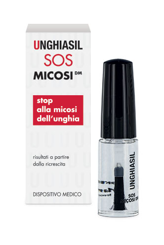 ANTIMICOTICO UNGHIASIL SOS MICOSI IN FLACONE DI VETRO 5 ML CON PENNELLO APPLICATORE + ASTUCCIO - farmacialombardia.it