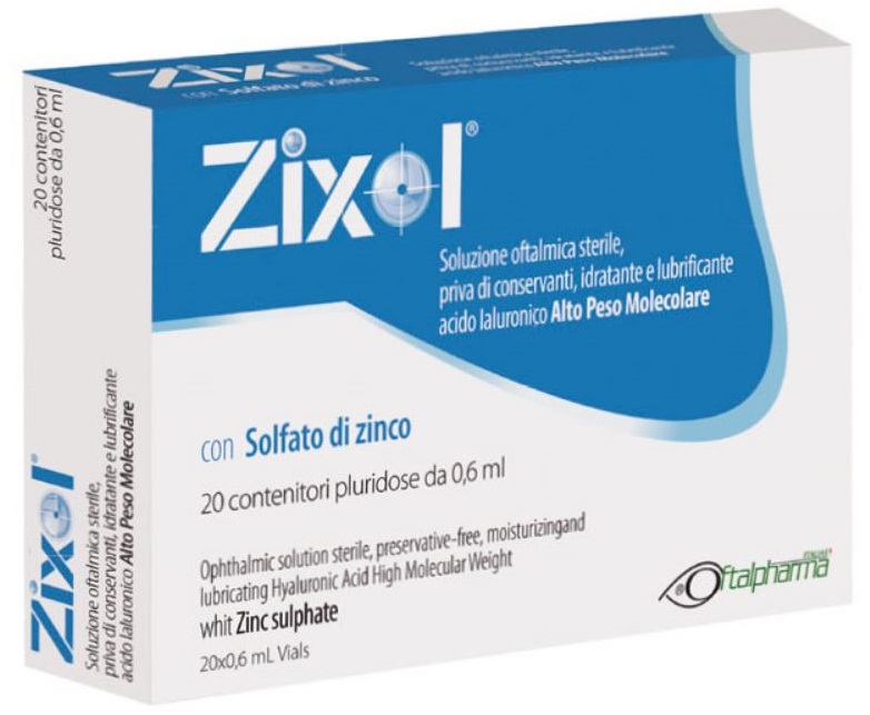 GOCCE OCULARI ZIXOL 20 FLACONCINI 0,6 ML - farmacialombardia.it