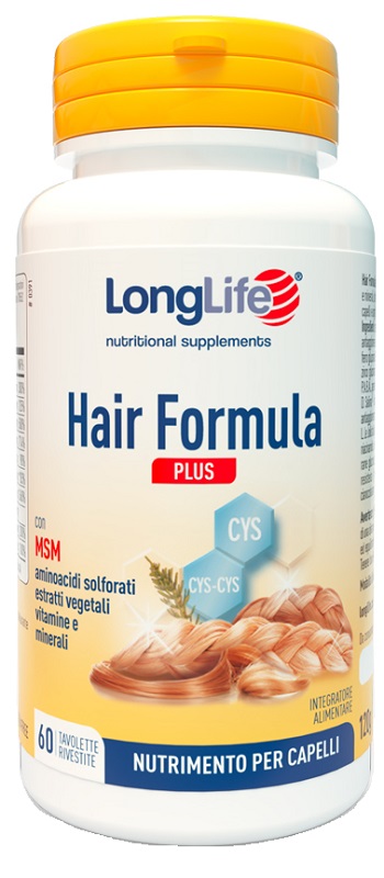LONGLIFE HAIR FORMULA PLUS 60 TAVOLETTE - farmacialombardia.it