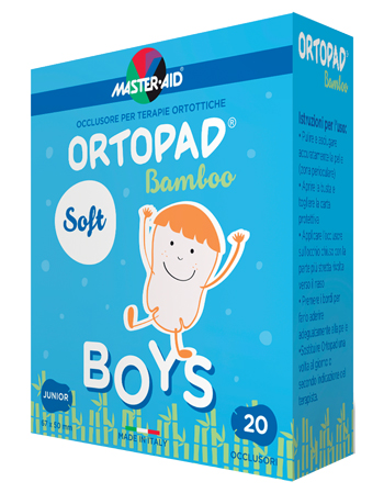 CEROTTO OCULARE PER ORTOTTICA ORTOPAD SOFT BOYS JUNIOR 20 PEZZI - farmacialombardia.it