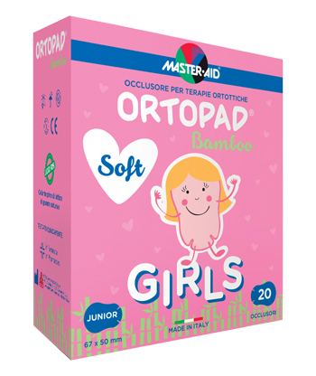 CEROTTO OCULARE PER ORTOTTICA ORTOPAD SOFT GIRLS JUNIOR 20 PEZZI - farmacialombardia.it