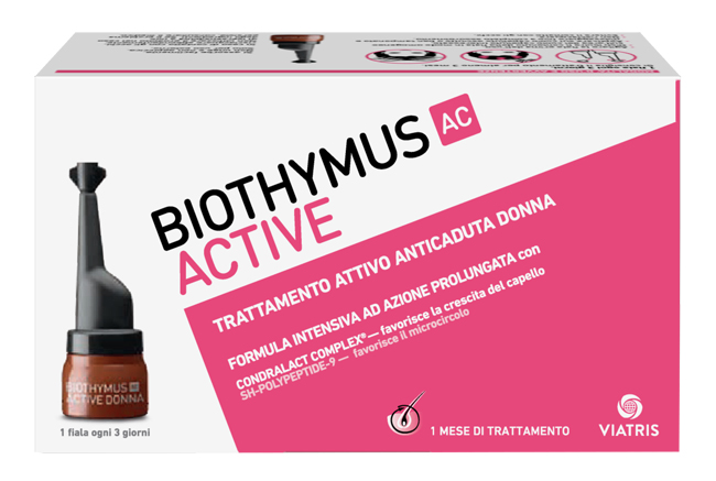 BIOTHYMUS AC ACTIVE TRATTAMENTO ATTIVO ANTICADUTA DONNA 10 FIALE - farmacialombardia.it