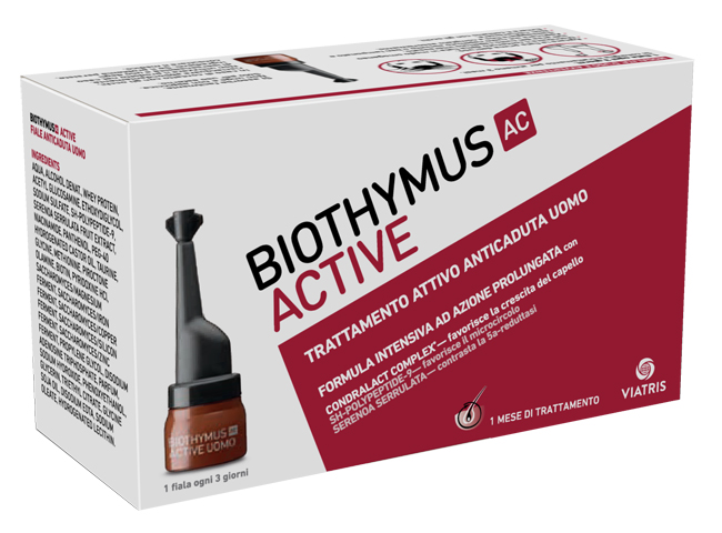 BIOTHYMUS AC ACTIVE TRATTAMENTO ATTIVO ANTICADUTA UOMO 10 FIALE 3,5 ML - farmacialombardia.it