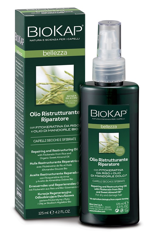 BIOKAP BELLEZZA OLIO RISTRUTTURANTE RIPARATORE 125 ML BIOSLINE - farmacialombardia.it