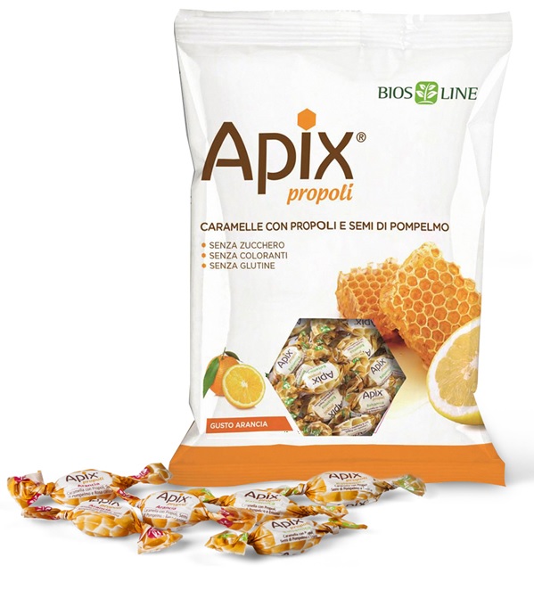 APIX PROPOLI CARAMELLA ARANCIA 50 G BIOSLINE - farmacialombardia.it
