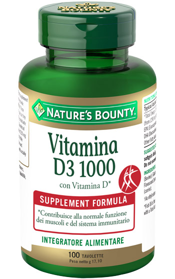 VITAMINA D3/1000 100 TAVOLETTE - farmacialombardia.it