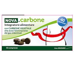 NOVA CARBONE VEGETALE 40 COMPRESSE - farmacialombardia.it