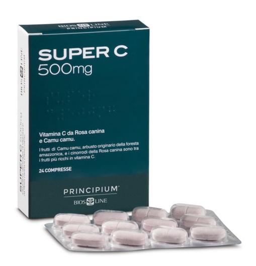 PRINCIPIUM SUPER C 500 24 COMPRESSE 24,2 G - farmacialombardia.it