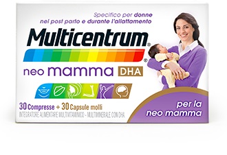 MULTICENTRUM NEO MAMMA DHA 30 COMPRESSE + 30 CAPSULE MOLLI - farmacialombardia.it