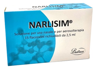 NARLISIM SOLUZIONE PER USO NASALE E AEROSOLTERAPIA 15 FLACONCINI RICHIUDIBILI DA 2,5 ML L'UNO - farmacialombardia.it