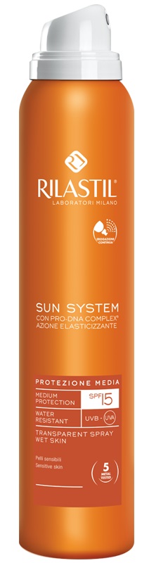 RILASTIL SUN SYSTEM PHOTO PROTECTION THERAPY SPF15 TRANSPARENT SPRAY 200 ML - farmacialombardia.it