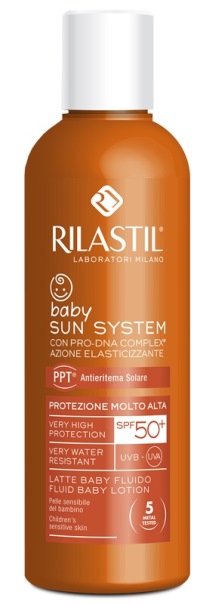 RILASTIL SUN SYSTEM PHOTO PROTECTION THERAPY SPF50+ BABY FLUIDO 200 ML - farmacialombardia.it