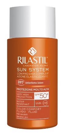 RILASTIL SUN SYSTEM PHOTO PROTECTION THERAPY SPF50+ COMFORT COLOR 50 ML - farmacialombardia.it