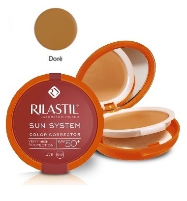 RILASTIL SUN SYSTEM PHOTO PROTECTION THERAPY SPF50+ COMPATTO DORE' 10 ML - farmacialombardia.it