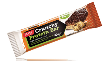 CRUNCHY PROTEINBAR COOKIES & CREAM 1 PEZZO 40 G - farmacialombardia.it