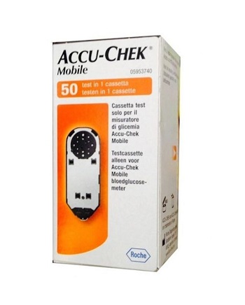 STRISCE MISURAZIONE GLICEMIA ACCU-CHEK MOBILE 50 TEST MIC 2 - farmacialombardia.it