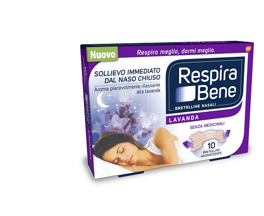 CEROTTO NASALE LAVANDA RESPIRA BENE 10 PEZZI - farmacialombardia.it