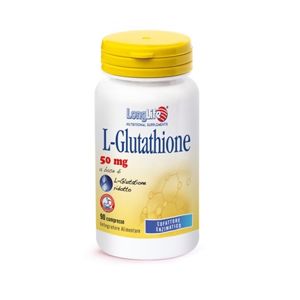LONGLIFE L-GLUTATHIONE 50 MG 90 COMPRESSE - farmacialombardia.it
