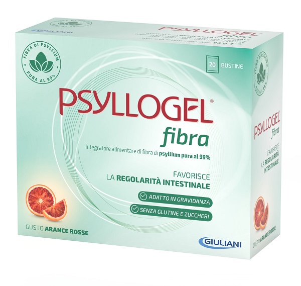 PSYLLOGEL FIBRA ARANCE ROSSE 10 BUSTINE 43 G - farmacialombardia.it