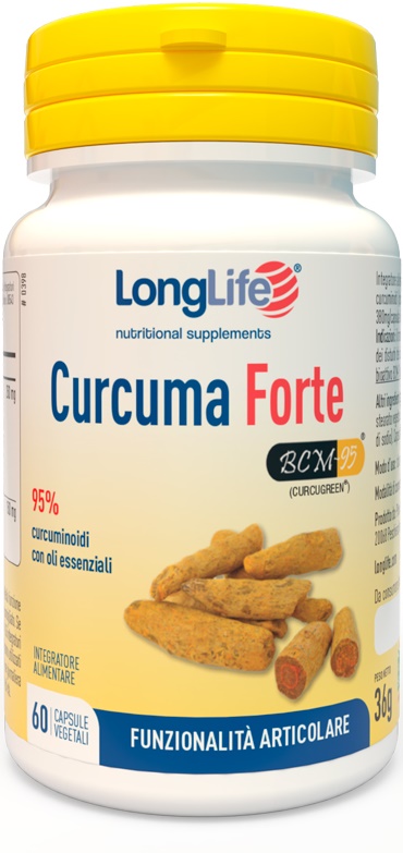 LONGLIFE CURCUMA FORTE 60 CAPSULE VEGETALI - farmacialombardia.it