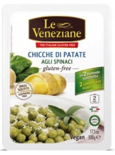 LE VENEZIANE CHICCHE DI PATATE AGLI SPINACI 500 G - farmacialombardia.it