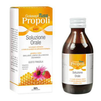 GOLASEPT TUSS PROPOLI BABY SOLUZIONE ORALE 150 ML - farmacialombardia.it