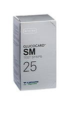 TEST STRIPS PER MISURAZIONE GLICEMIA GLUCOCARD SM 25 PEZZI - farmacialombardia.it