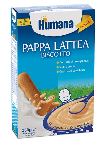 HUMANA PAPPA LATTEA BISCOTTO 230 G - farmacialombardia.it
