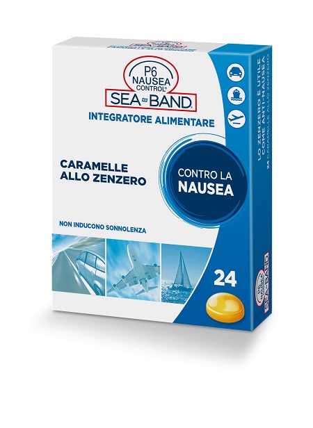 P6 NAUSEA CONTROL CARAMELLE ANTI NAUSEA VIAGGIO ALLO ZENZERO 24 PEZZI - farmacialombardia.it
