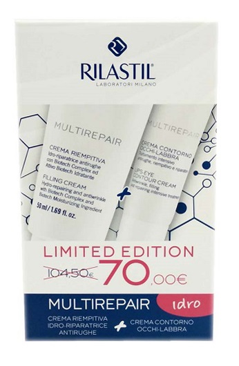 RILASTIL MULTIREPAIR CREMA IDR + OCCHI 500 ML - farmacialombardia.it