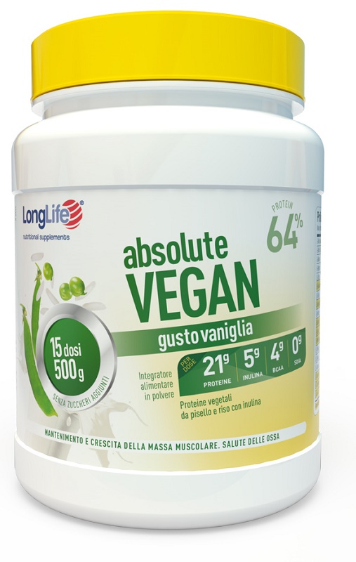 LONGLIFE ABSOLUTE VEGAN 500 G - farmacialombardia.it