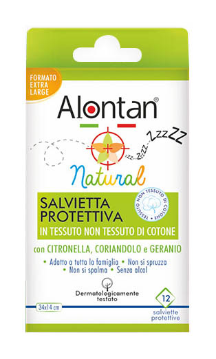 ALONTAN NATURAL SALVIETTA MONOUSO 12 PEZZI - farmacialombardia.it
