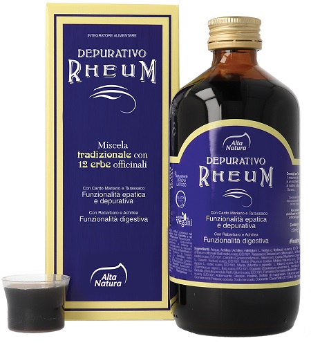 DEPURATIVO RHEUM MISCELA ERBE OFFICINALI 250 ML - farmacialombardia.it