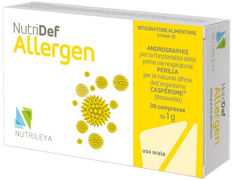 NUTRIDEF ALLERGEN 30 COMPRESSE - farmacialombardia.it