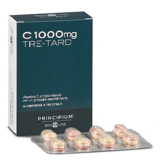 PRINCIPIUM C 1000 MG TRE-TARD 24 COMPRESSE A TRE STRATI - farmacialombardia.it