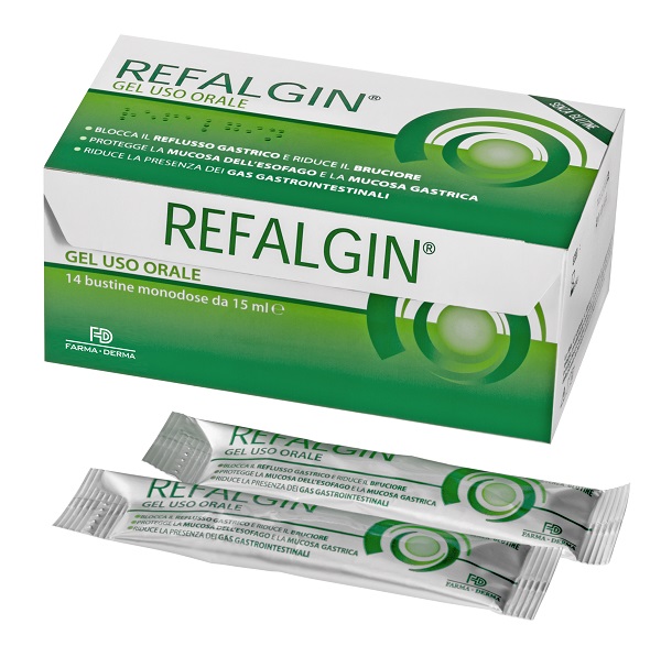 REFALGIN GEL OROSOLUBILE ANTIREFLUSSO 14 BUSTINE 15 ML - farmacialombardia.it