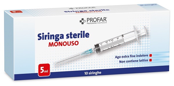 SIRINGA MONOUSO 5 ML PROFAR - farmacialombardia.it