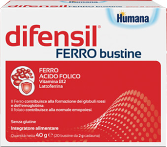 DIFENSIL FERRO BUSTINE 20 BUSTINE 2 G - farmacialombardia.it