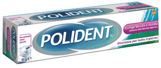 ADESIVO PROTESI DENTALI POLIDENT LUNGA TENUTA 70 G - farmacialombardia.it