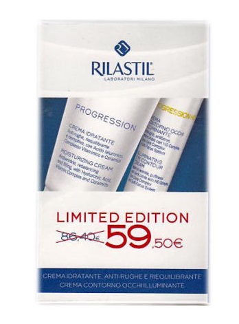 RILASTIL PROGRESSION IDRATANTE 50 ML + HD CONTORNO OCCHI 15 ML - farmacialombardia.it
