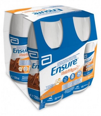 ENSURE NUTRIVIGOR CIOCCOLATO 4 BOTTIGLIE DA 220 ML - farmacialombardia.it