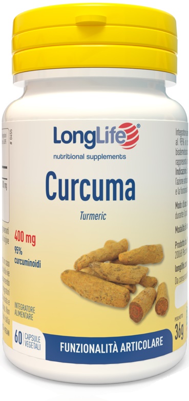 LONGLIFE CURCUMA 60 CAPSULE VEGETALI - farmacialombardia.it