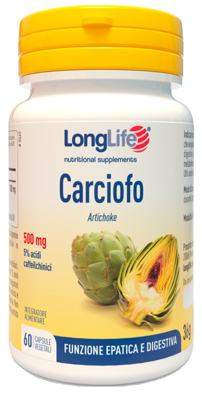 LONGLIFE CARCIOFO 60 CAPSULE VEGETALI - farmacialombardia.it