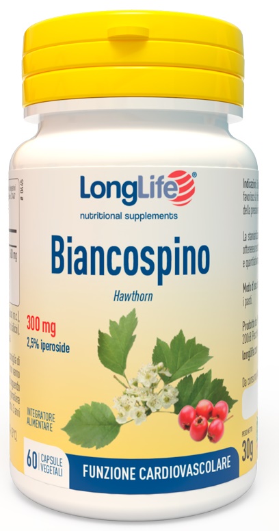 LONGLIFE BIANCOSPINO 60 CAPSULE VEGETALI - farmacialombardia.it