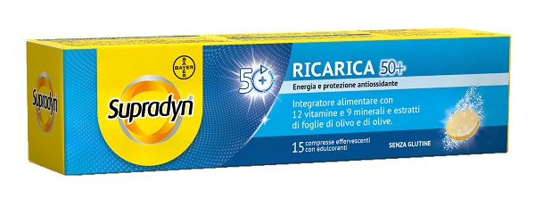 SUPRADYN RICARICA 50+ 15 COMPRESSE EFFERVESCENTI - farmacialombardia.it