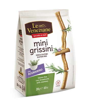 LE VENEZIANE MINI GRISSINI ROSMARINO 250 G - farmacialombardia.it