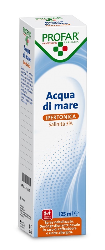ACQUA DI MARE SPRAY IPERTONICA 3% PROFAR 125 ML - farmacialombardia.it