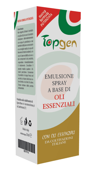 TOPGEN EMULSIONE SPRAY A BASE DI OLI ESSENZIALI 50 ML - farmacialombardia.it
